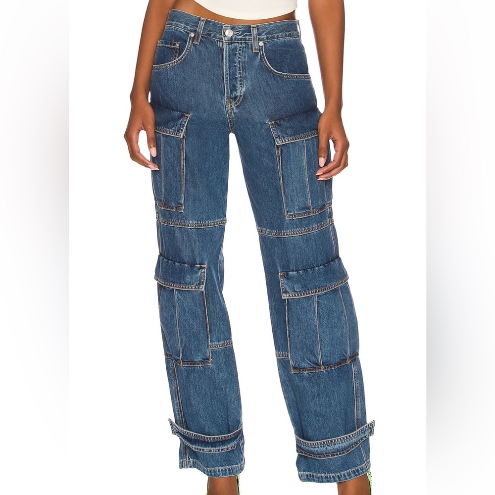 GRLFRND Denim Lex Cargo Pants